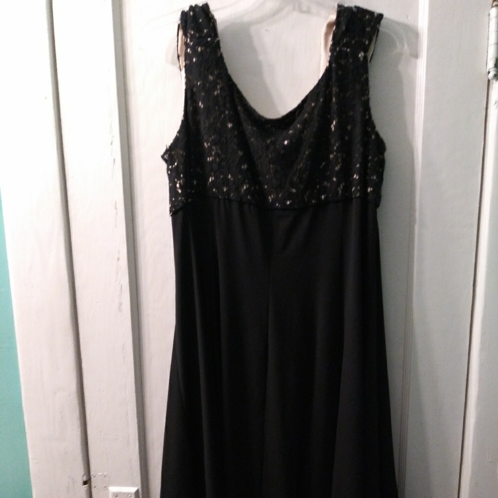 Black mini dress